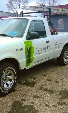 service pro painting truck