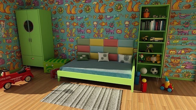 Colorful children's bedroom